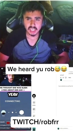 Rob we hear you 😂 #robfrr #gaming #funny #streamer