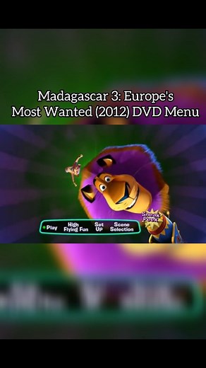Kevin Morris💙 on Instagram: "Madagascar 3 Europe's Most Wanted (2012) DVD Menu| #madagascar3europesmostwanted #nostalgia #dreamworksanimation #dvdmenu #childhood #2010s"