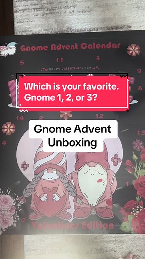 #advent #unboxing is always fun 💝 comment which festive Gnome you like more 1, 2, or 3! #adventcalendar2023 #handmade #tiktokshop #adventcalendarunboxing #giftidea #smallbusiness #asmr #uniqueadventcalendar