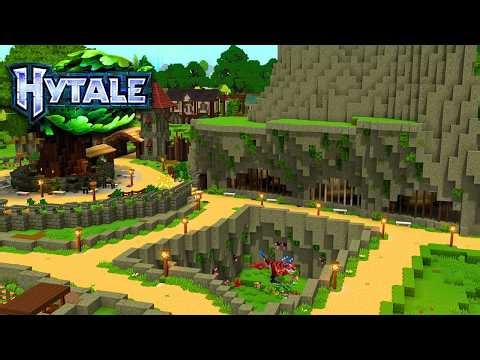 I'm Building a MASSIVE Zoo in Hytale (Building ENTIRE Mountains)