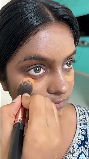 Learn how to blend concealer with brush | makeup tutorials