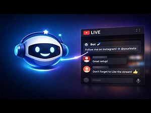 How to Add Chat Bot in YouTube Live Streaming Auto Reply