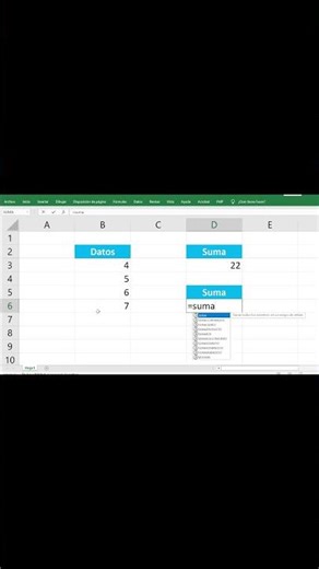 Cómo hacer una SUMA en Excel en segundos #SumaEnExcel #ExcelParaPrincipiantes#ExcelFácil