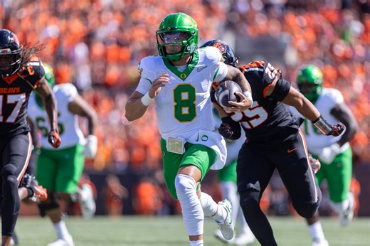 Rewinding Oregon Ducks’ rout of Oregon State Beavers