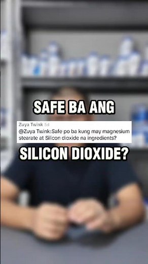 Safe ba ang Silicon Dioxide?