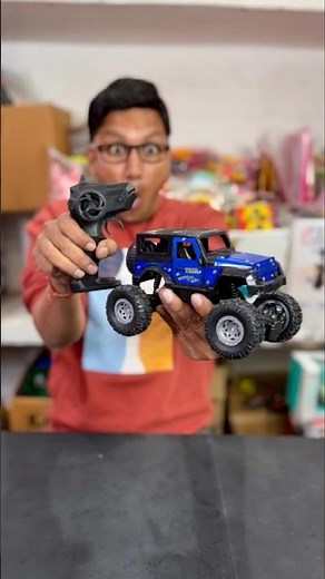Remote Control Thar in Blue Colour l Wow kya RC car hai