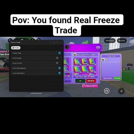 NEW UPDATED FREEZE TRADE SCRIPT FOR BADDIES #roblox #viral #robloxedit #fypシ #baddies #baddiesscript