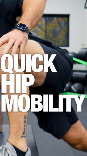 Scott James Bailey on Instagram: "Improve Hip Mobility and Squat Depth If you’ve been around a while, you know how much I love the Banded Lizard Lunge for opening up hip mobility and helping you sit deeper in a squat. And while there’s nothing wrong with the OG version, elevating that front foot can make a pretty big difference and, for some, some really impressive improvements. This stretch really works on hip internal rotation, and the added force from the band helps create space in the joint