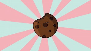 Download animated cookie with a rotating background for free