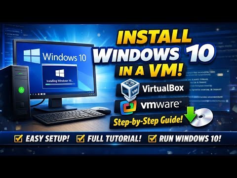 How create virtual machine in laptop / installing windows10 invm / how to install windows10 #windows
