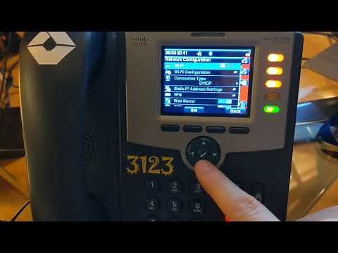 How to connect a Cisco SPA525G IP phone to WiFi