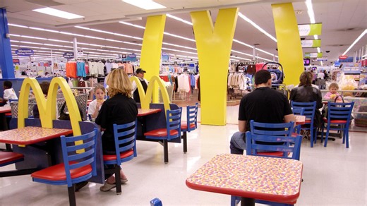 The reason you don't see McDonald's inside Walmart stores anymore
