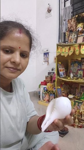 how to play Shankh|blowing conch|the divine shell #short #youtubeshorts #conchshell #shankh #shankha