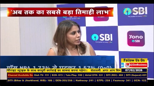 In an insightful conversation with Zee Business, SBI Chairman Shri Challa Sreenivasulu Setty reflects on the Bank’s Q3 FY26 performance across key financial indicators. 🎥 Watch this video for the full interaction. #SBI #TheBankerToEveryIndian #Q3Results #BankingGrowth #ZeeBusiness | State Bank of India