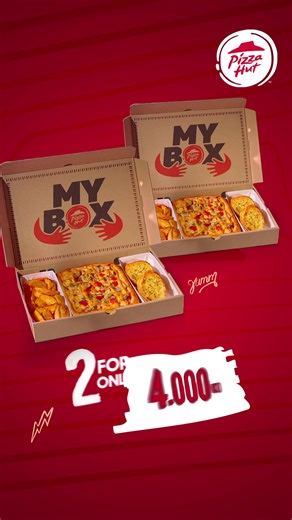 Double the fun, double the flavor! Get 2 My Box for just 4 KD! Perfect for sharing… or not  | Pizza Hut | Facebook