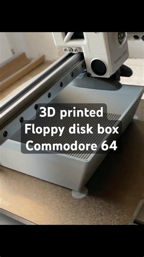 3D printed floppy box for Commodore 64 diskettes