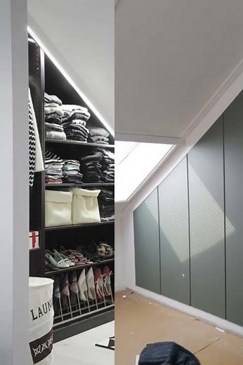 Aménager un dressing sous les combles