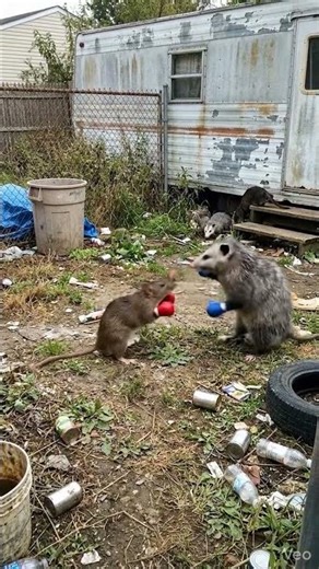 Rat vs Possum | Backyard Animal Boxing 🥊 (Who Won?)