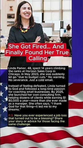 She Got Fired… And Finally Found Her True Calling