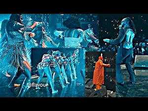 Flavour performing his unreleased African cultural songs on stage at OVO Arena London