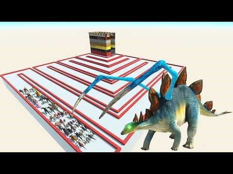 ESCAPE FROM ALIEN STEGOSAURUS #1 - LAST SURVIVOR - ARBS - Animal Revolt Battle Simulator