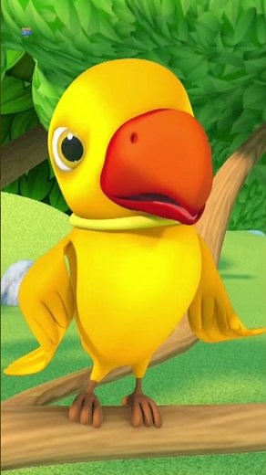 Main Tota Main Tota, मैं तोता मैं तोता, Kids Hindi Rhymes #shorts #kidsrhymes #cartoon #hindirhymes