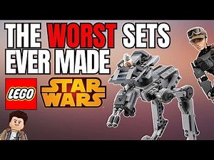 TOP 10 WORST LEGO STAR WARS Sets EVER Made