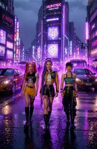 K-Pop aura… they stopped the whole city 😳