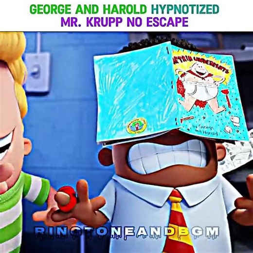 "George and Harold hypnotized"] 😵‍💫 Mr.Krupp Captain Underpants: The First Epic Movie edit #shorts