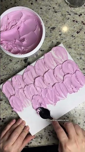 Joint compound, canvas, spoon and done! Easy ghost painting #spookyseason #halloweenideas #crafting