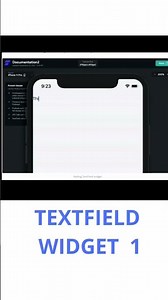 FLUTTERFLOW TEXTFIELD WIDGET 1 #flutterflow #videotutorial #shorts