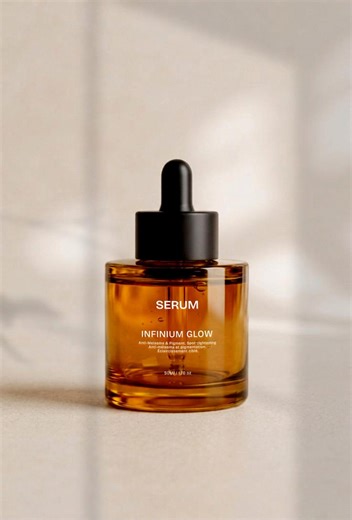 Amber Serum Bottle Mockup Glass Dropper PSD, Editable Skincare Packaging, Beauty Branding - Etsy