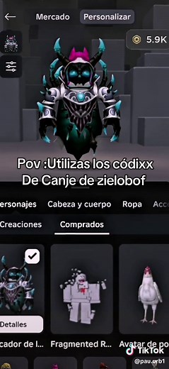Códigos de Canje en Zielobof para Roblox