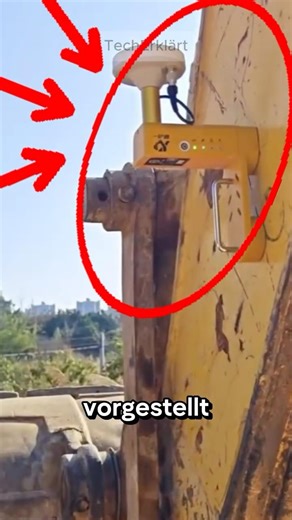 Nie wieder nachmessen! Das ultimative Bagger-GPS-System! 📱🛰️ #Bagger #Baustelle #GPSSystem