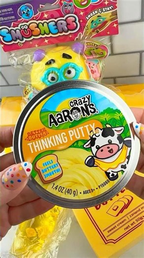 Crazy Aaron's Better Butter Thinking PUTTY Opening Satisfying Video ASMR! 🧈🐮 #asmr