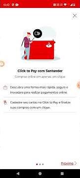 Novo Click tô Pay Santander 😯😲😳