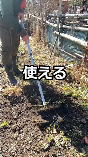 うっとうしい雑草を“レーキ”で根こそぎ取る！#andgp #雑草対策 #草取り #レーキ #庭 #庭掃除 #掃除 #草刈り #草むしり