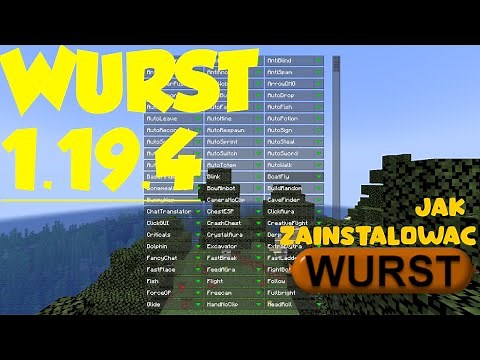 JAK POBRAĆ CHEATY WURST NA WERSJĘ 1.19.4 - PORADNIK