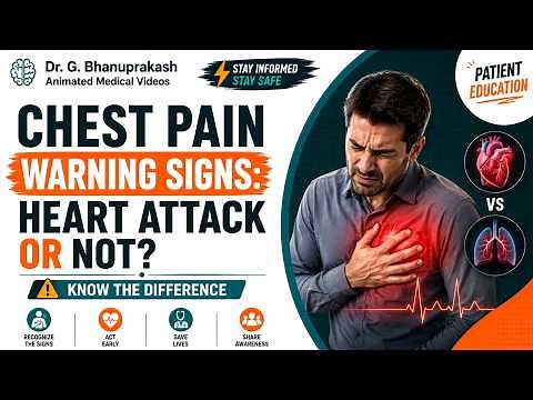 Chest Pain Warning Signs: Heart Attack or Not? | Know the Difference