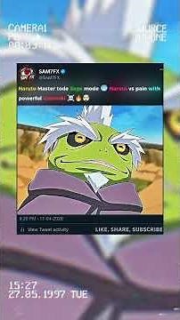 Naruto Master Toad Sage Mode 🥶☠️ Naruto vs Pain Epic Battle with Powerful Uzumaki 🔥