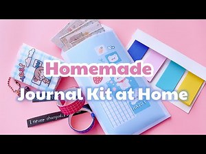 DIY Journal Kit at home / Handmade Journal Set Idea #Journal_Supplies #Journal_Stationary