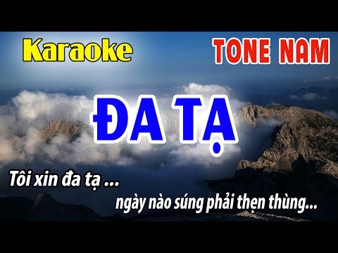 Karaoke Nhạc Sống Tone Nam Đa Tạ | Phối Dễ Hát | Fm | Đời Sống Và Âm Nhạc