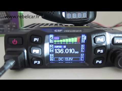 Radio VHF UHF CRT Micron test - Rebelcar.fr