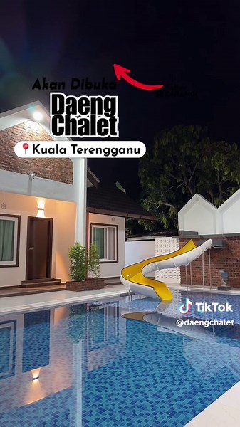 Promo Chalet Terengganu RM238 untuk TikTok Live