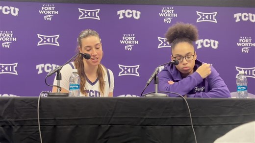 Marta Suarez and Olivia Miles talk TCU win over Houston