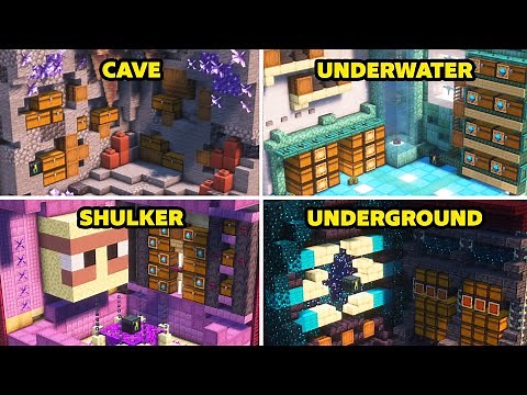 30 Storage Room Ideas in Minecraft