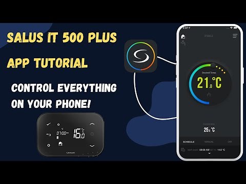 How to control Salus IT 500 thermostat on your PHONE!