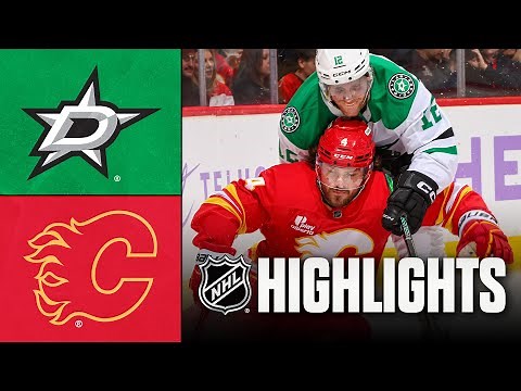 NHL Highlights | Stars vs. Flames | November 22, 2025