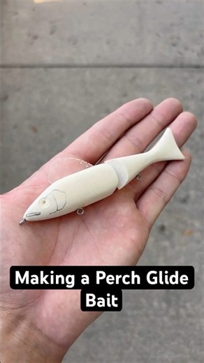 Making a Perch Glide Bait #fishing #handmadelure #luremaking #diy #woodworking #glidebait #perch