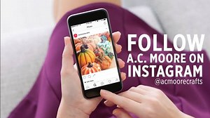 Make sure you're getting your daily dose of creative inspiration by following A.C. Moore on Instagram: http://ow.ly/Zvh0304fRf4 | A.C. Moore